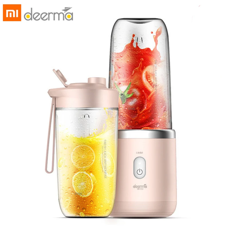 

Original Deerma 400ML Wireless Portable Juicer USB Rechargable 140W Electric Fruit Juice Cup Blender Mixer USB Rechargable