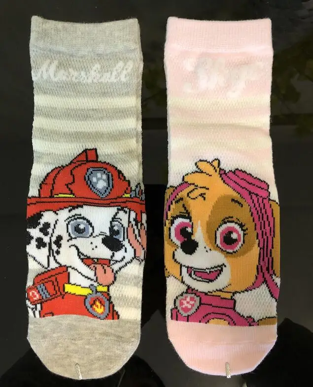Genuine Paw Patrol 1pair 14cm Kids Children sock with chase marshall skye rubble 4 colors children toy Birthday gift figure toy