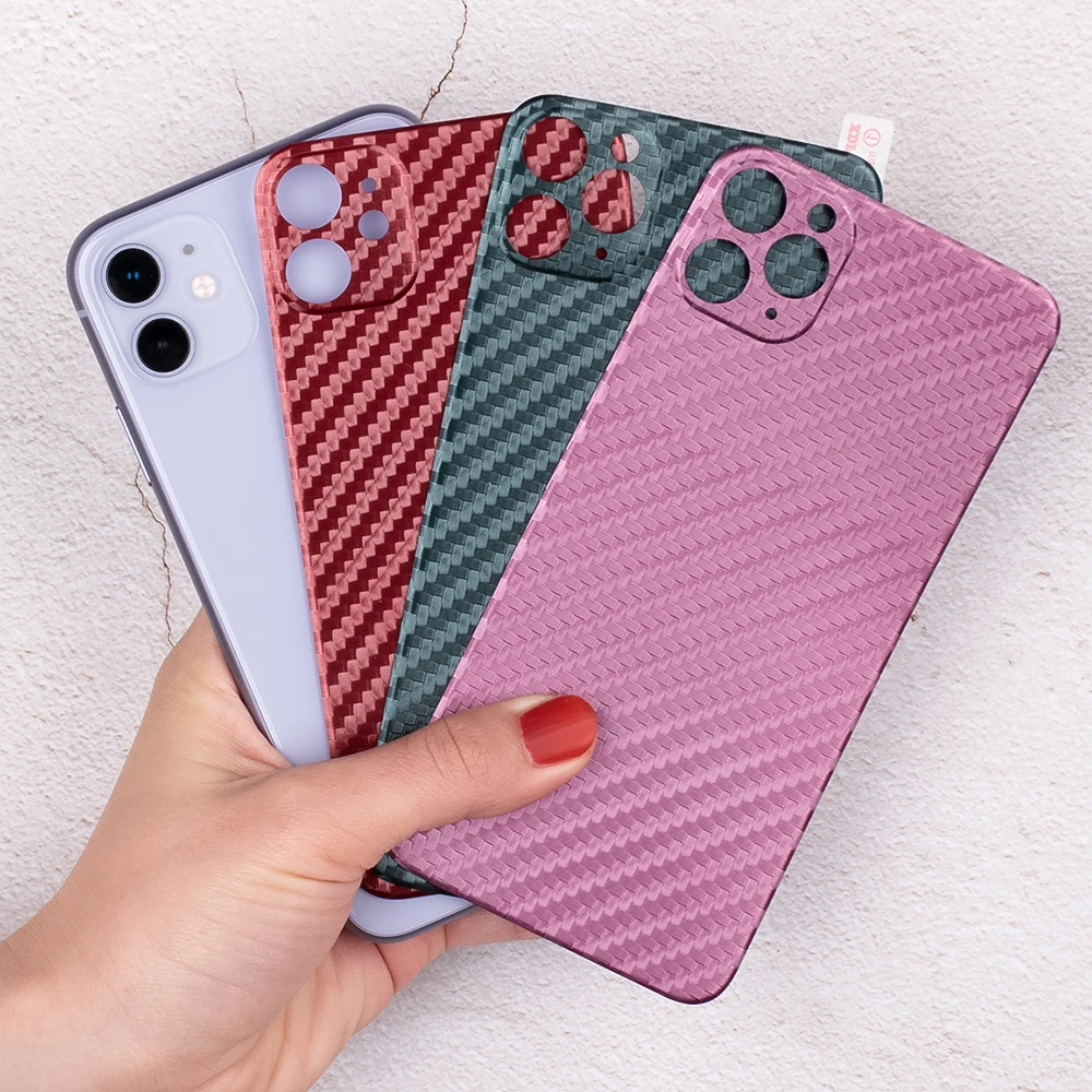 

Luxury Back Cloth fabric Screen Protector For iPhone 11 Pro Max 3D Soft Colorful Tempered Glass Film For iPhone 11 Pro 11 2019