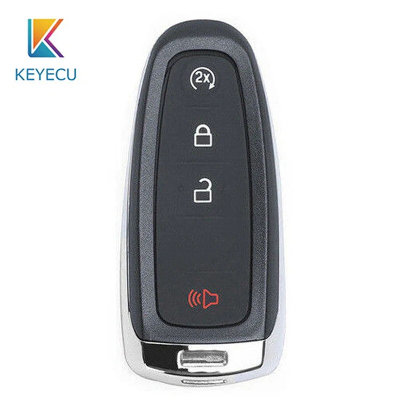 KEYECU дистанционный ключ-брелок от машины 315 МГц ID46 FCC: M3N5WY8609 смарт 4 кнопки для Ford Edge Escape Expedition C-max Телец Flex Focus