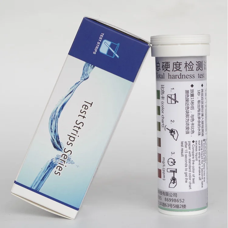 

water quality test strips Chinese factory with low price Total hardness test paper for sample testing 30peices/box