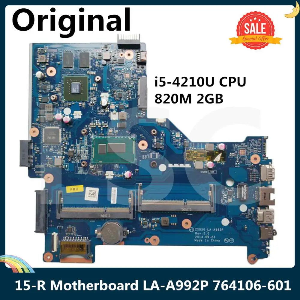СОП для HP 15-R Материнская плата ноутбука 764106-501 760970-501 764106-001 аккумулятор большой
