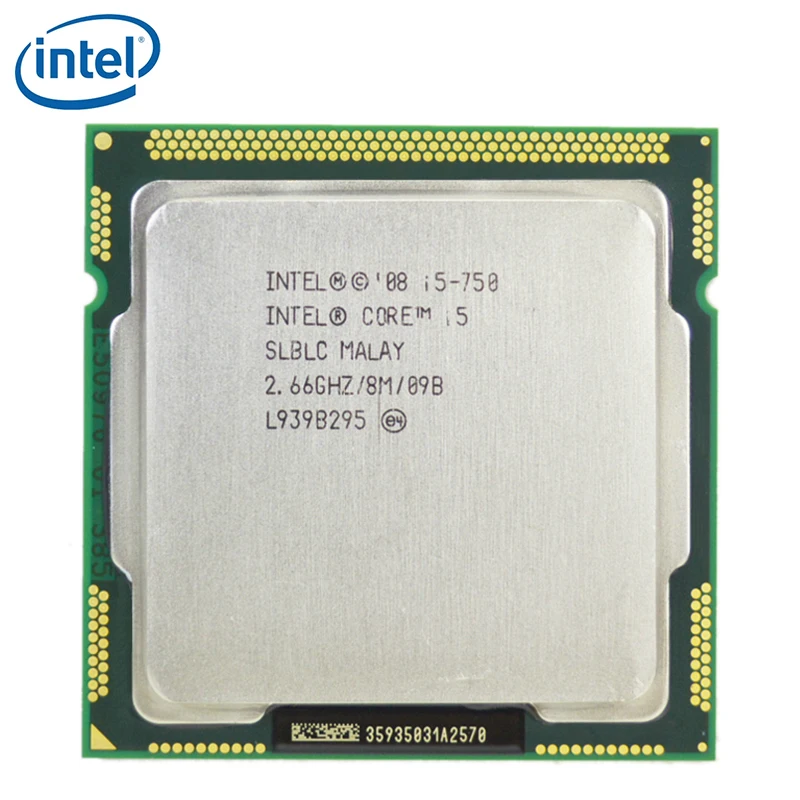 Оригинальный процессор Intel Core i5 750 2 66 ГГц 8 Мб кэш-памяти LGA 1156 для ПК I5-750
