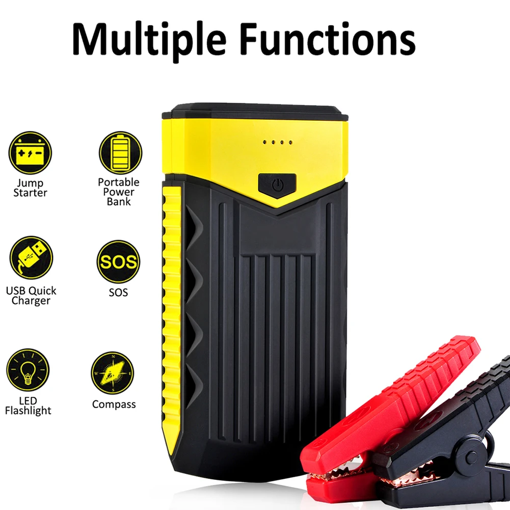 

Car Jump Starter Powerbank with Fast Charge Portable with Quick Charge up to 6 L Gas Engine or 3 L Diesel Engine