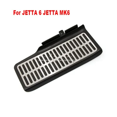 Серый Педаль для ног из нержавеющей стали для Volkswagen Golf 5 6 Jetta MK5 MK6 Scirocco Passat B6 B7 CC TIGUAN Touareg Skoda Octavia A5 - Название цвета: Серый