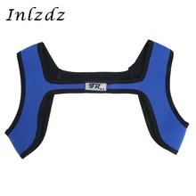 Мужской неопреновый нагрудный ремень для тела, спортивные плечевые опоры, защитное снаряжение, спортивная одежда для фитнеса, майки для мужчин