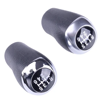 

NEW 43711-A5200 6 Speed Shifter Lever Handball Gear Head Matte/Chrome fit for Hyundai Elantra GT I30 MT 2012-2015 2016