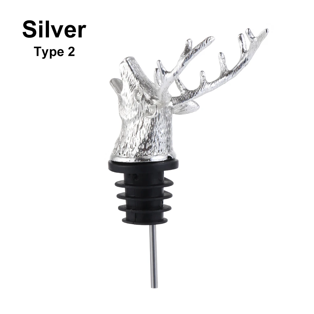 Wildlife Wine Pourer Bottle Stopper – Unique Bar Tool and Wedding Party Accessory