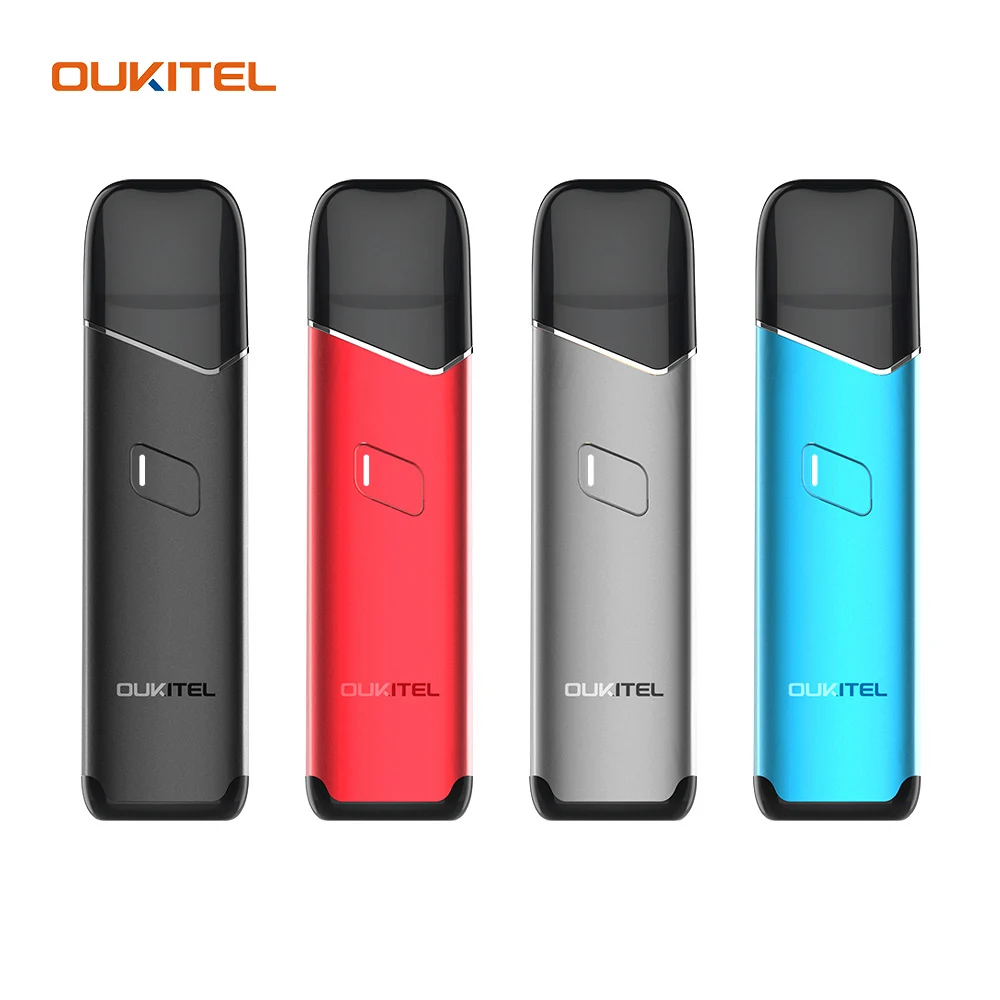 

Original Oukitel MATE vape Kit built-in 1200mah battery with 2ml pod System Electronic Cigarette 0.6ohm &1.2ohm coils vaporizer