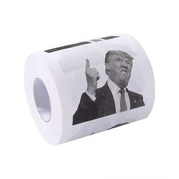 

1 Roll Pout Smile Roll Toilet Paper Trump Bathroom Prank Joke Fun Paper Tissue Rolling Paper