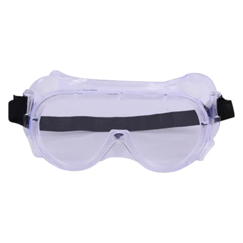 

Eye Protection Clean Lens Over Glasses Transparent Dustproof Eyewear Lab Work Anti Splash Outdoor HD Safety Goggles Windproof