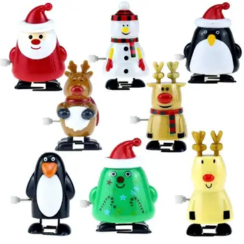 

8pcs Clockwork Wind Up Kids Educational Toys Walking Jumping Toys Christmas Decor Entertainment Funny Multi-specification
