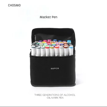

Art Marker 12/24/36/48/60/99Color Alcohol Based Pen Marker Dual Head Sketch Marker Brush Pen For Draw Manga Design Art Supplies