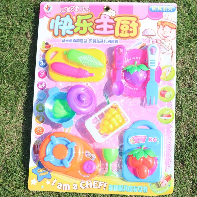 

Children Play House Toys Tableware Cake Doctor Set Model Kitchenware Kit Environmentally Friendly Material