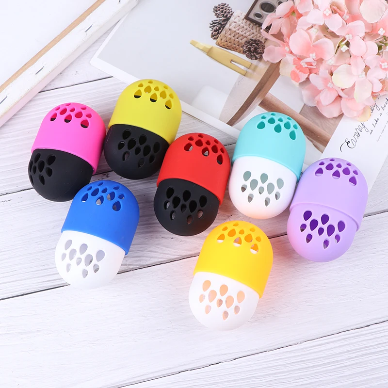 

Powder Puff Drying Holder Egg Stand Beauty Pad Makeup Sponge Display Rack Cosmetic Blender Sponge Case Puff Holder