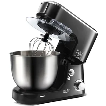 

220V 5L Household Electric Dough Mixer Multifunctional Black Egg Milk Professional Beater For Bread Mixer Stand Type
