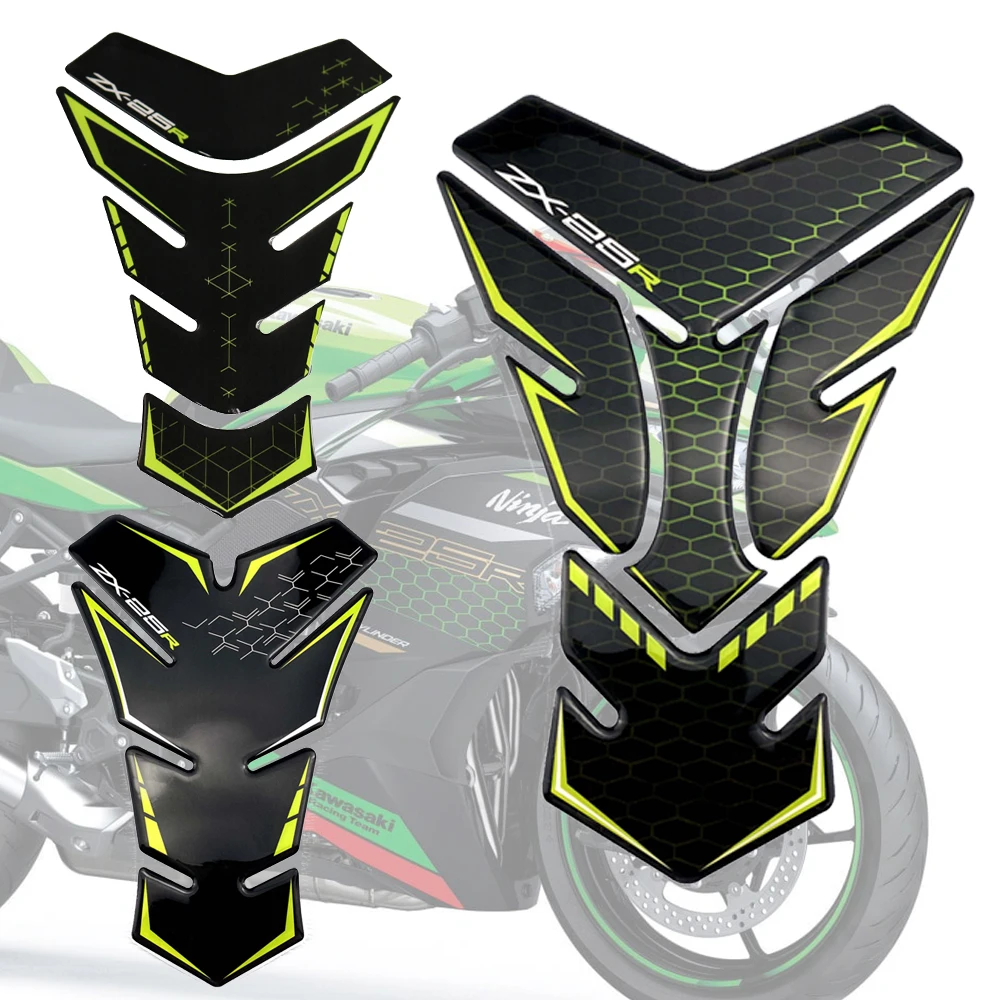 

For Kawasaki ZX25R ZX-25R Body Decal Fuel Tank Pad Protective Sticker zx-25r 3D Resin Waterproof Decorative Anti-Slip Sticker