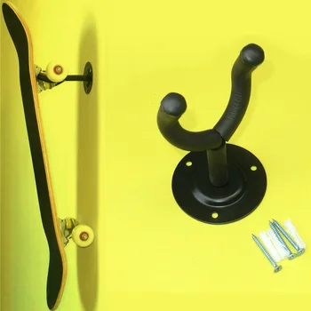 

Skateboard Wall Mount Longboard Storage Display Holder Buckle Guitar Hanger Rack