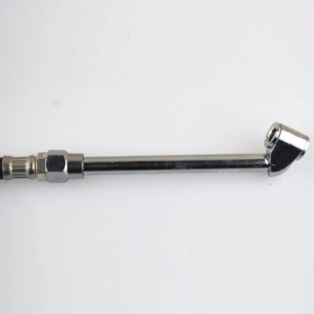 Heavy Duty 200 PSI Tire Inflator Gauge with Hose and Quick Connect Plug