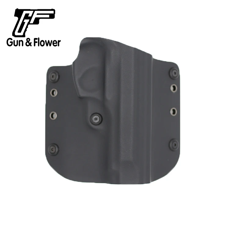 

Gun&Flower Beretta 92FS Pistol OWB Kydex Case Pouch Tactical Shooting Holsters with Belt Loop for 1.5" Belt