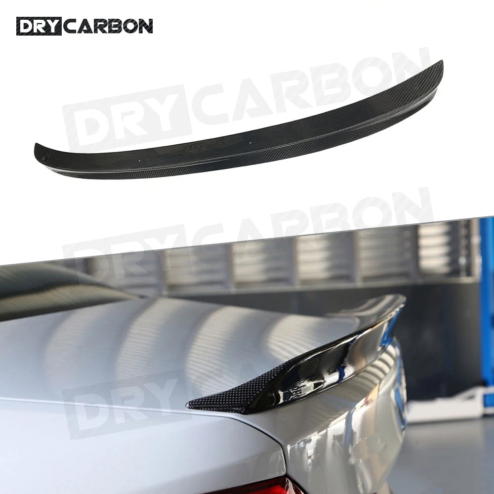 For 5 Series Carbon Fiber Rear Spoiler Boot Wings For Bmw G30 F90 M5