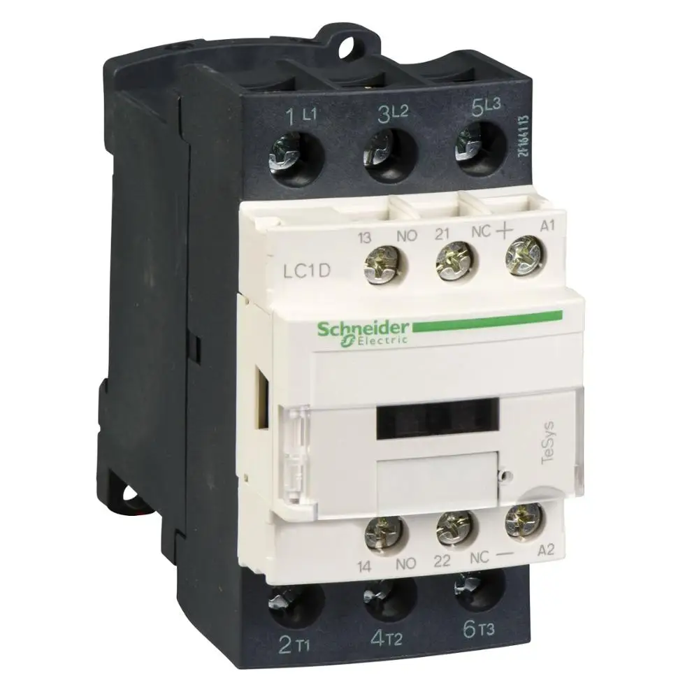 LC1D38MDC трехполюсный контактор 3P 38A 220VDC один открытый и один закрытый для нагрузки переменного тока с коэффициентом мощности больше или равным 0,95 - Цвет: LC1D38MDC