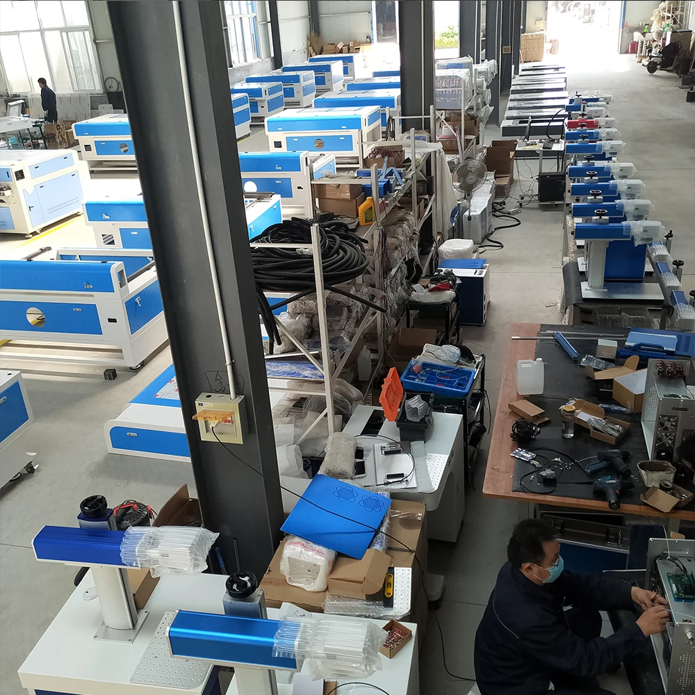 Laser engraver 9060 100w ruida system XY axis  square linear  laser engraving 6090  go through long materials co2 laser cutting
