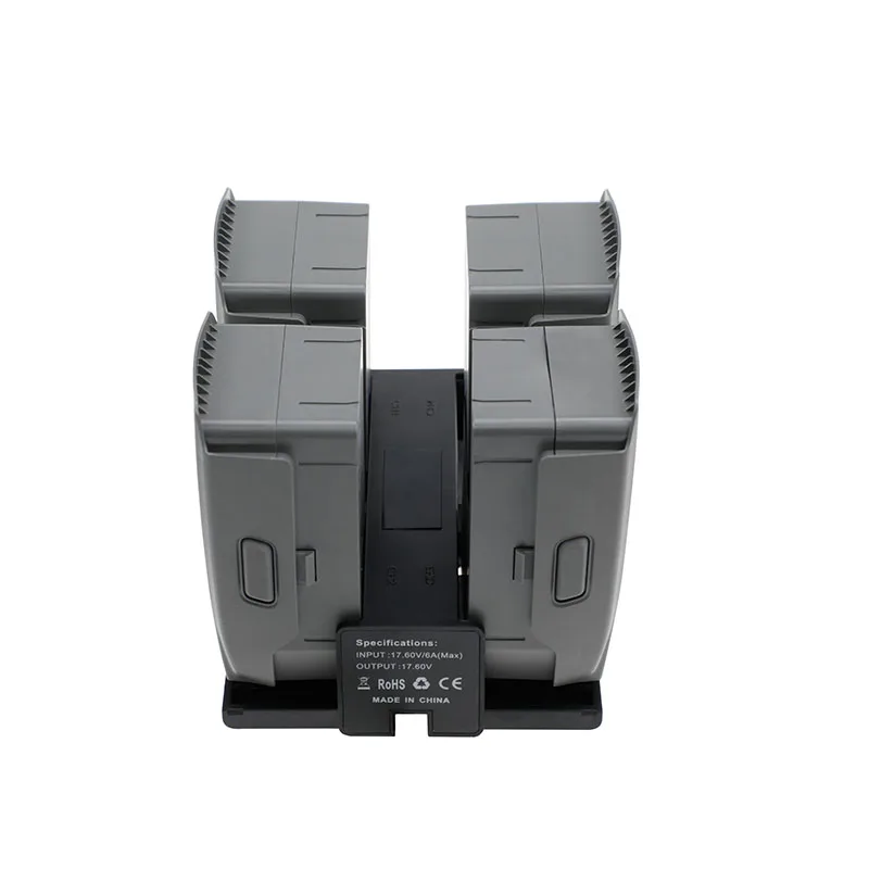 Lipo Battery Charger Drone Battery Charger 4 in 1 Battery Charging Hub For DJI Mavic 2 Pro Zoom Drone Portable Intelligent Charger Band LED Digit Display Accessories
