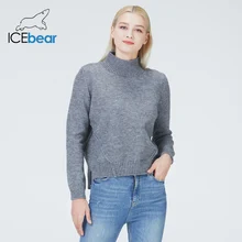 Icebear-chándal de color liso para mujer, suéter de cuello vuelto, trajes de punto, ropa de BJ-3, otoño e invierno, 2021