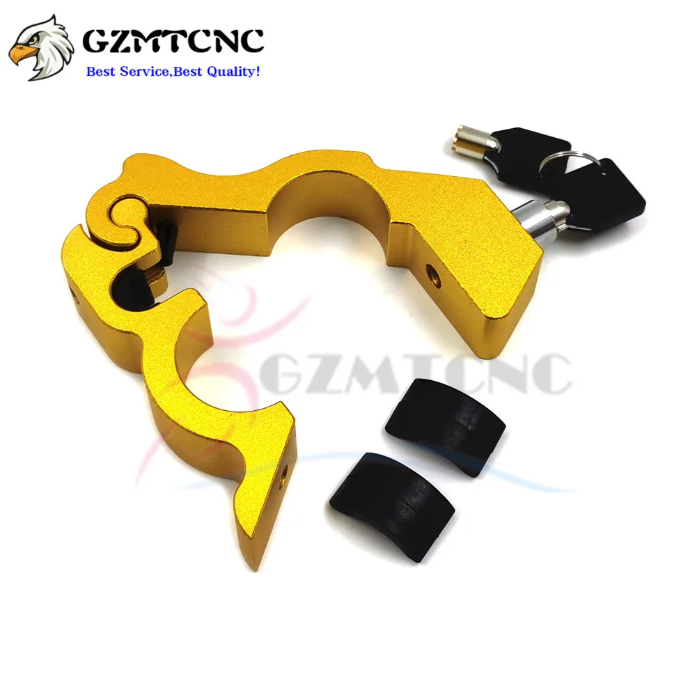 Moto Safety Locks Motorcycle Handlebar Lock Fit Grip Street Security Scooter Atv Dirt Bikes Auto Theft Protection motorcycle lock