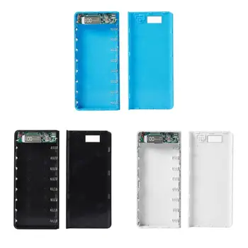 

Free Welding Mobile Power Bank DIY Kits 8x18650 Battery Box Case for Smartphone Q6PA