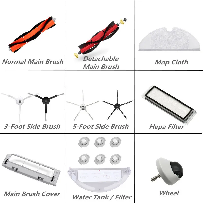 Xiaomi Roborock E4 Accessories Brush Vacuum Cleaner S50 Roborock S6