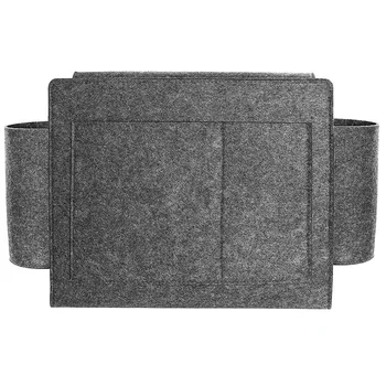 

Felt Bedside Hanging Organizer Extra Large Bed Storage Pockets Holder Pockets Book Phone Storage Bag for Bed Table Sofa