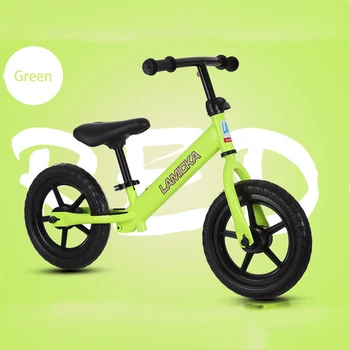 

Children's Sliding Balance Car Carbon Steel Frame 12in Foam Two-wheeled Bicycle Suit for 6M-6Y Children kids bike