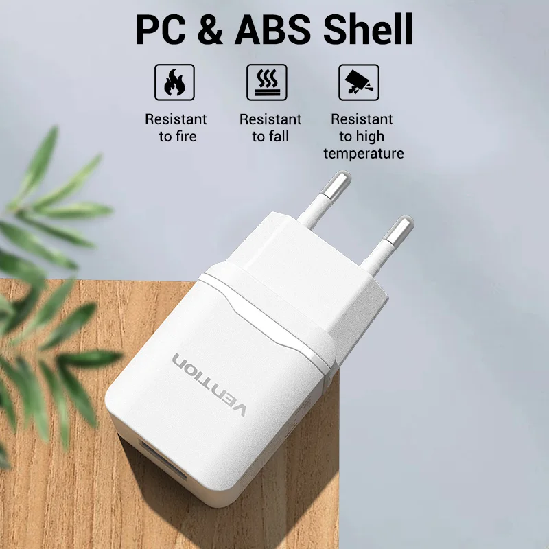Vention 5V 2.1A USB зарядное устройство для iPhone XS 8 7 iPad быстрое настенное EU адаптер Samsung S9