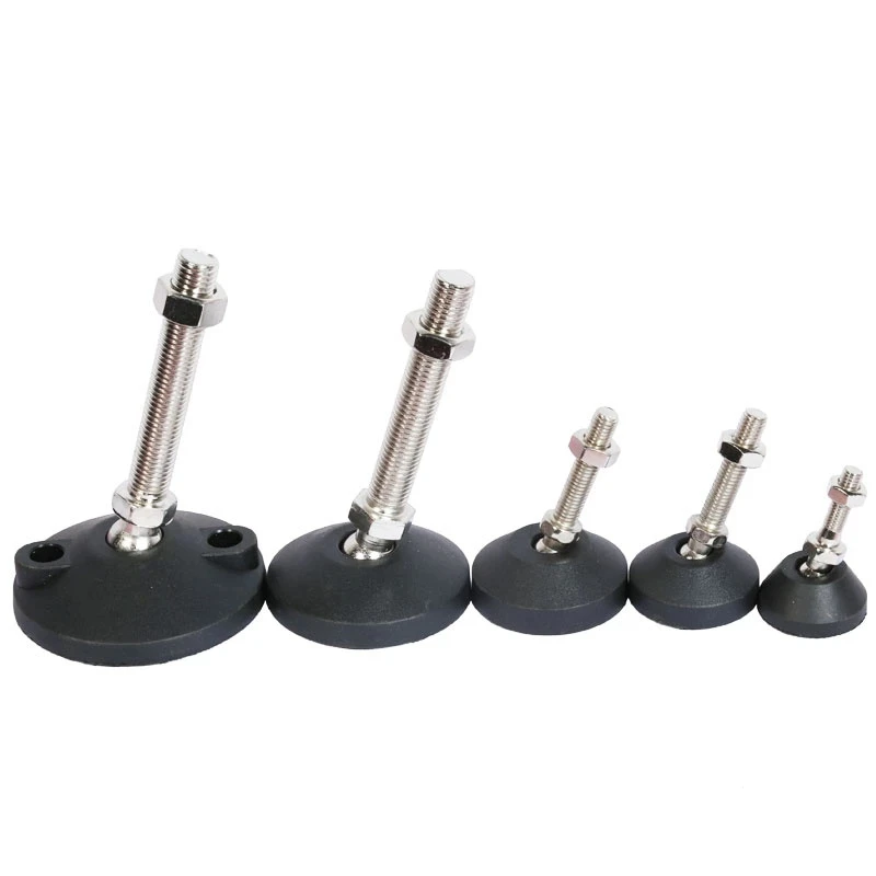 M8/M10 Adjustable Screw Furniture Support Legs Universal Hooves Fixed Anchor Cup for Machine Anti-skid Shock Absorber Protector