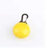 Yellow Светодиодный сигнальный светильник для домашних животных, светильник-вспышка, ошейник для собак, кошек, светящийся кулон, ночные безопасные поводки, ожерелье, светящиеся яркие декоративные ошейники - Цвет: Yellow