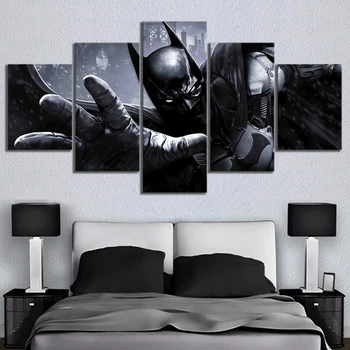 

Batman Oil Painting Bedroom Decor Wall Art Movie Poster Canvas Wallpaper Stickers Super Hero Poster Christmas Gifts Murals