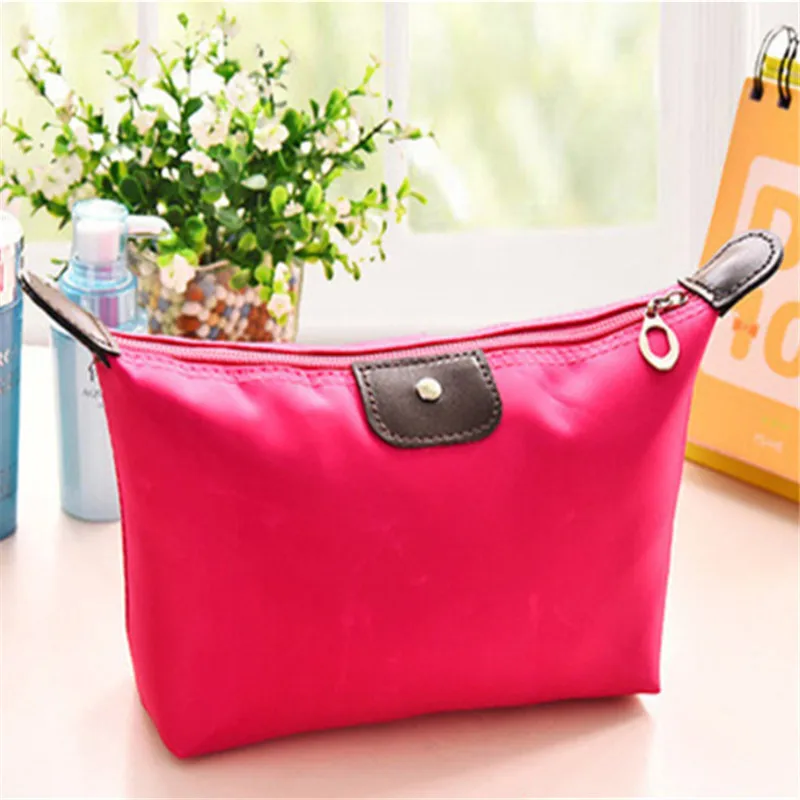 1 шт. органайзер для макияжа Женская нейлоновая дорожная сумка кошелек с большой