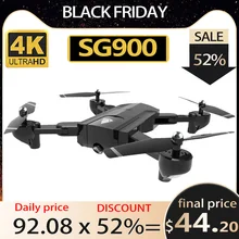 SG900 Wifi Радиоуправляемый Дрон с 720P 4K HD Двойная камера gps слежение за мной Квадрокоптер FPV Профессиональный беспилотник долгий срок службы батареи игрушка для детей