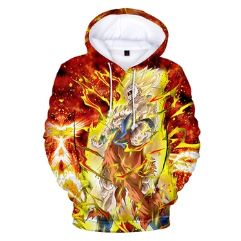 

3D Dragon ball Hoodies hot game 3D Men's Sweatshirt 2019 Autumn Winter New Tops Men/Women Hooded High Quality Man Hoodies