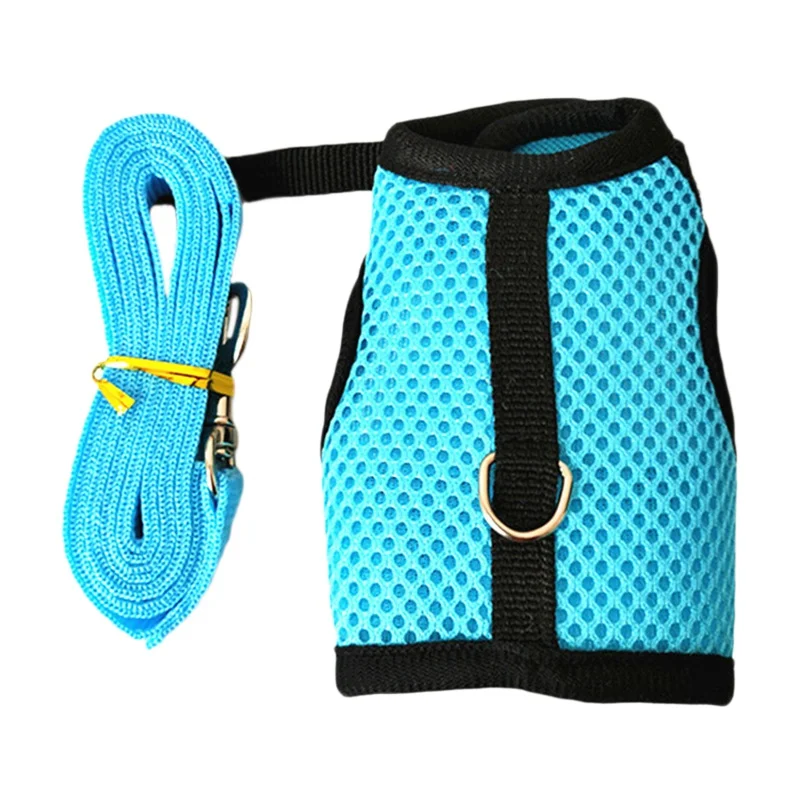 

Жилет и поводок для домашних животных, ремень на грудь с бантом, для хорька, морской свиньи, кролика, хомяка