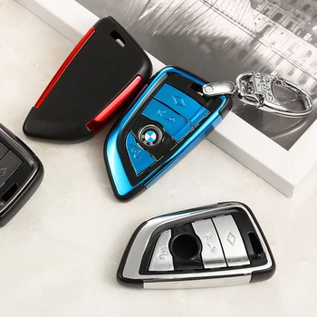 

luckeasy key cover for BMW series 5 2018 X3 6 GT 2016 2017 Car Key bag/case wallet holder key5