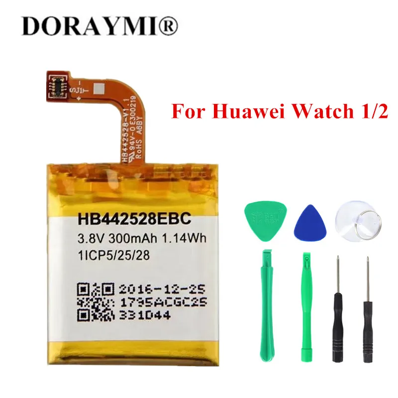 Оригинальный аккумулятор HB512627ECW HB442528EBC для HUAWEI Watch 1 2 Watch1LEO B09 Watch2 Pro 4G EO DLXXU Porsche