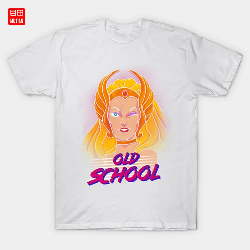 Футболка Shera Old School Vintage Geek Retro Classic Series Cartoon 80s Freak Cool Princess | Мужская одежда