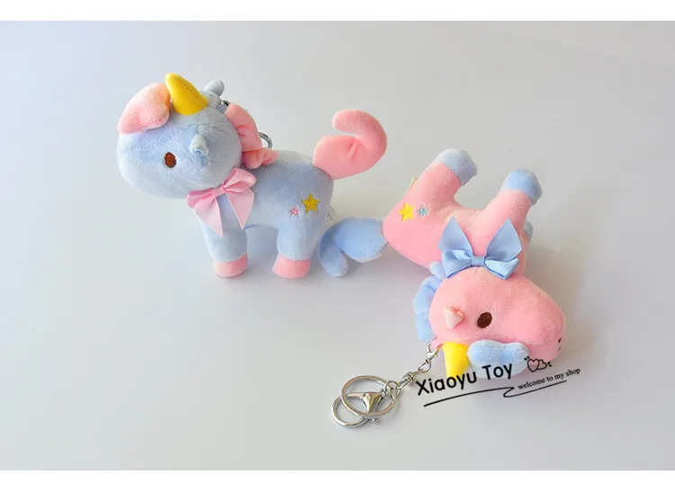 12 шт. плюшевый брелок Cinnamoroll Единорог плюшевая игрушка брелок Подвеска Kawaii брелок Peluche подвесные аксессуары Игрушка