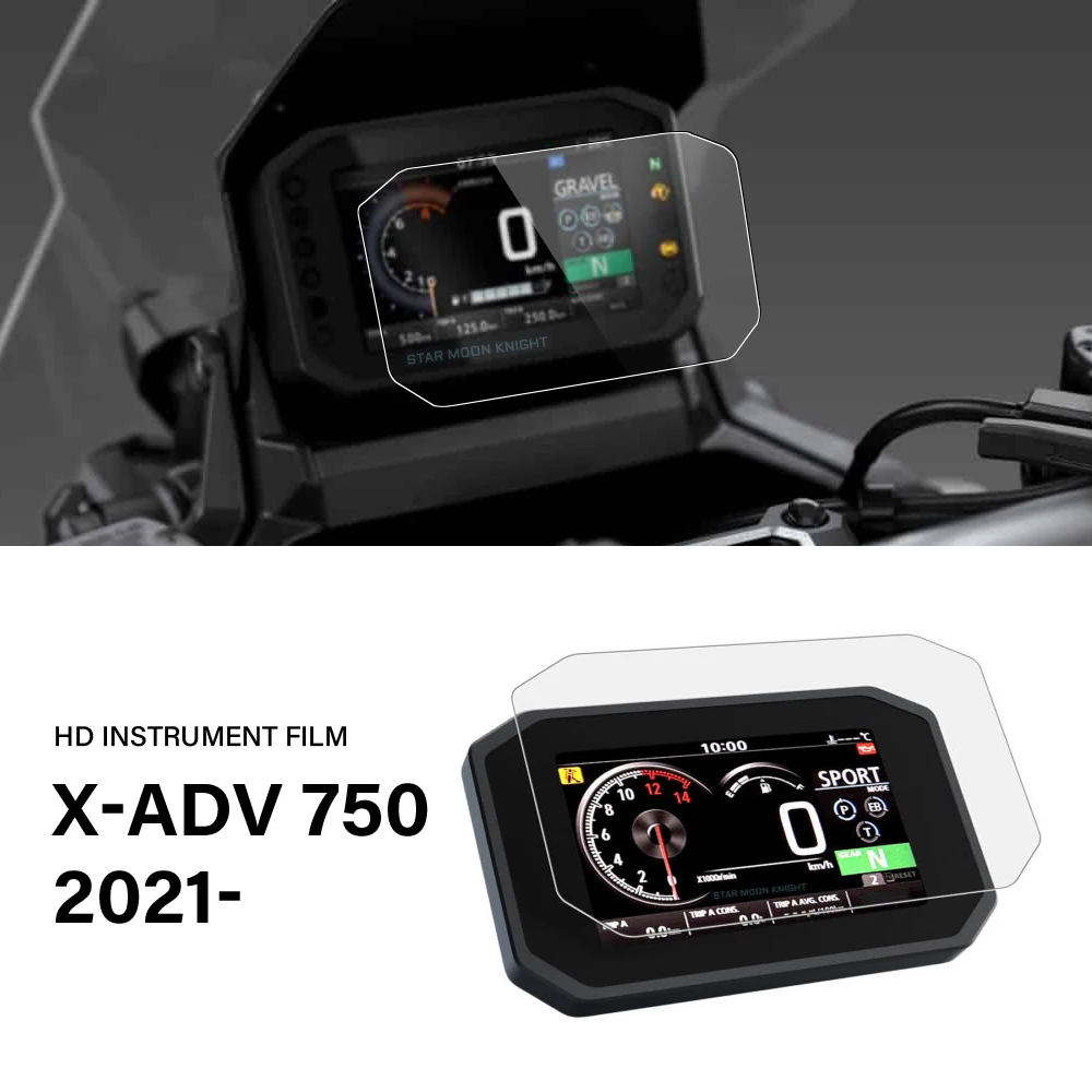 

Для Honda X-ADV 750 XADV X ADV XADV750 2021-аксессуары для мотоциклов, защита приборной панели от царапин, пленка для приборной панели
