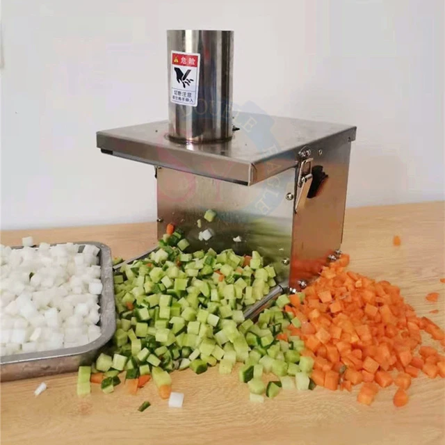 Vegetable Carrot Potato Cutter Machine Automatic Vegetable Cube Dicer  Dicing Cutting Machine - China Electric Fresh Vegetable Cutter, Melon  Cutting Machine