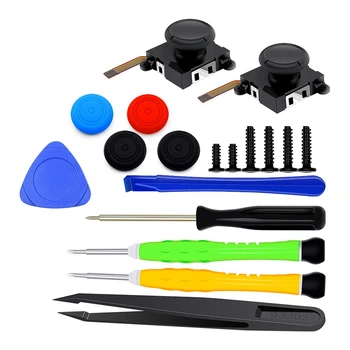 

18 Pcs Set Game Repair Tools for Switch Handle Game Rocker Disassemble Tool Nintendo Switch Joy-Con Handle Repair Set