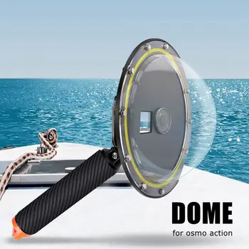 

New Water Lens Hood Waterproof Box Spherical Ball Mask With Adjustable Buoyancy Dome Port For DJI Osmo Action 4K Accessories